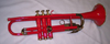 Student Trumpets | CUSTOM MADE RED COLORED TRUMPET BY STAFFORD